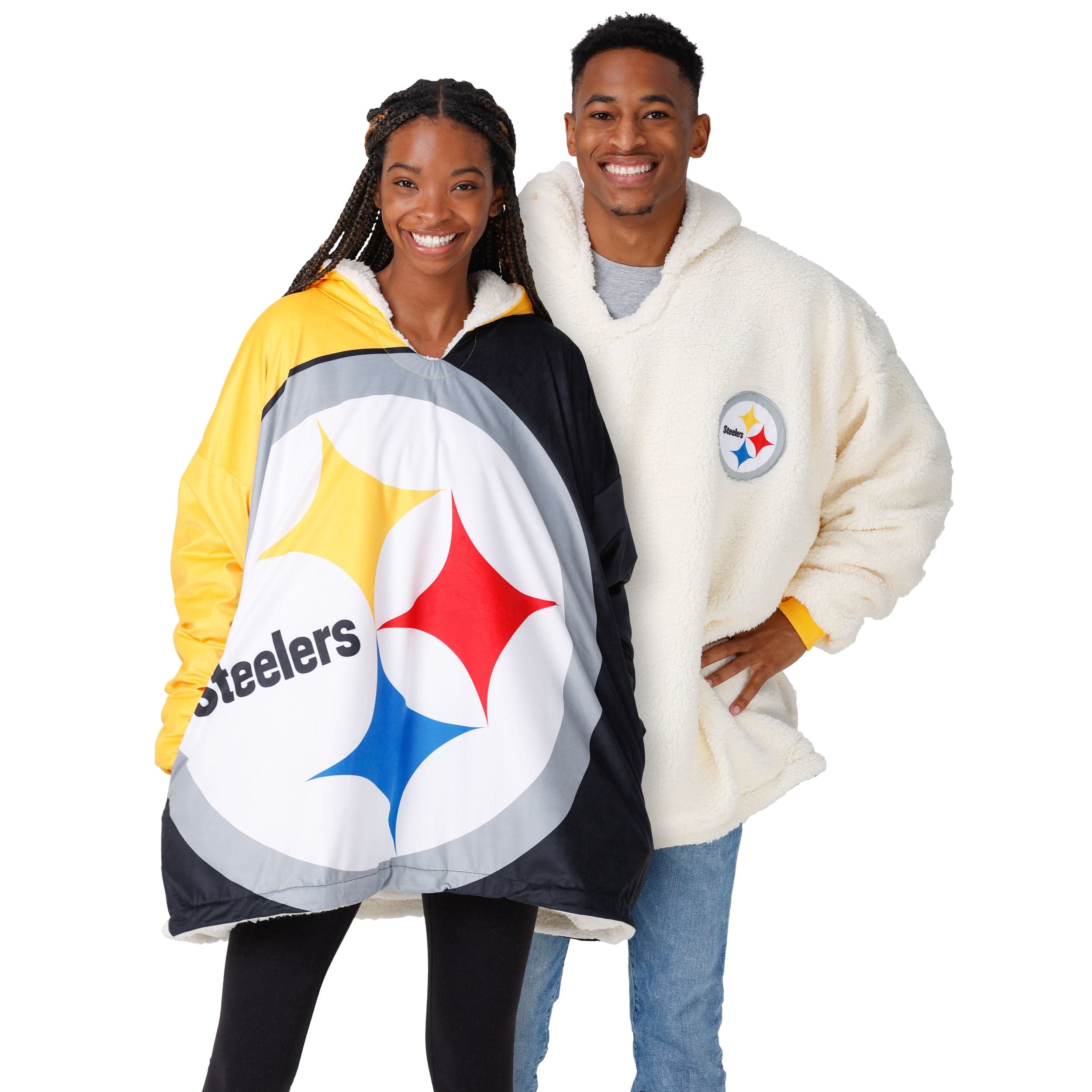 Pittsburgh Steelers NFL Reversible Colorblock Hoodeez