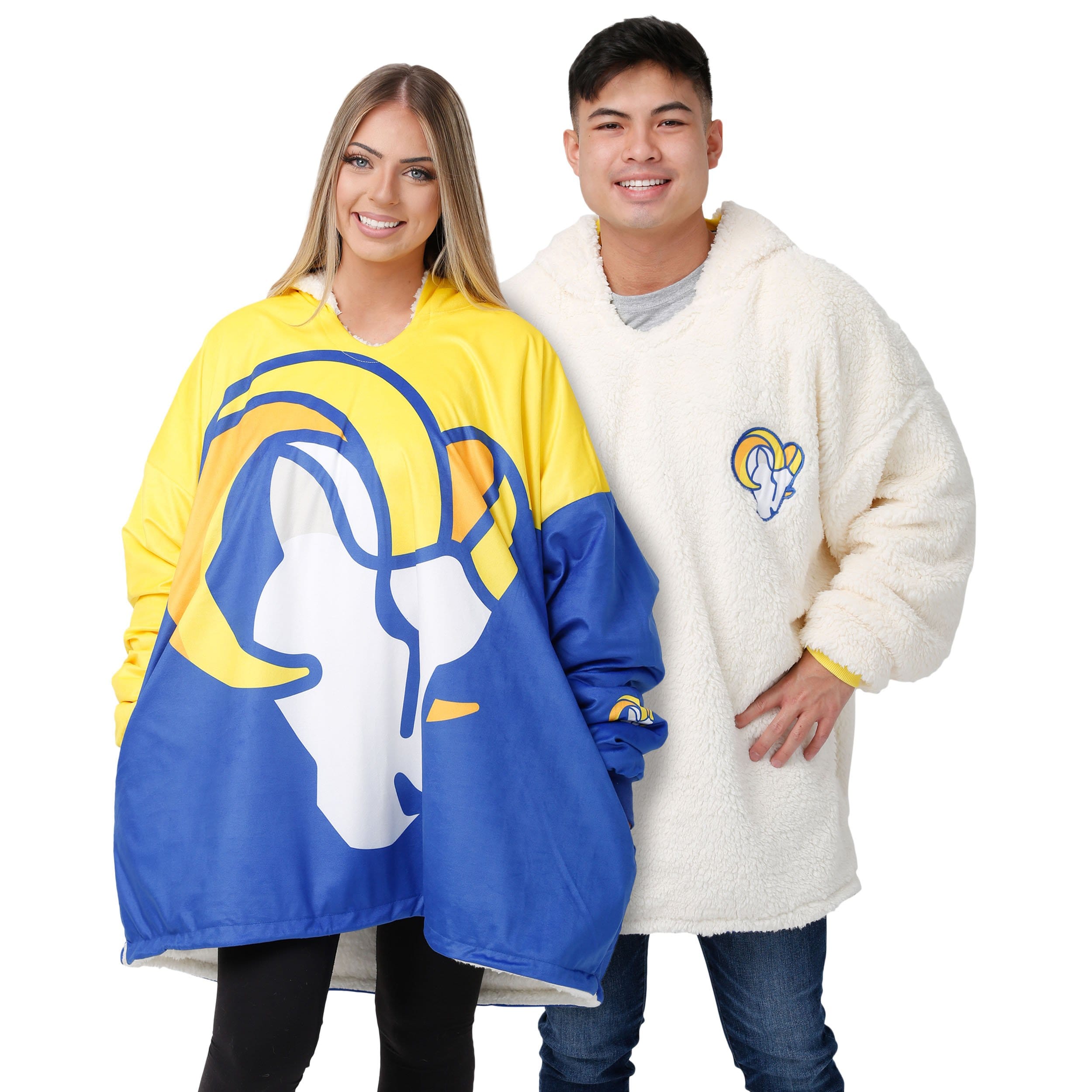 Los Angeles Rams NFL Reversible Colorblock Hoodeez