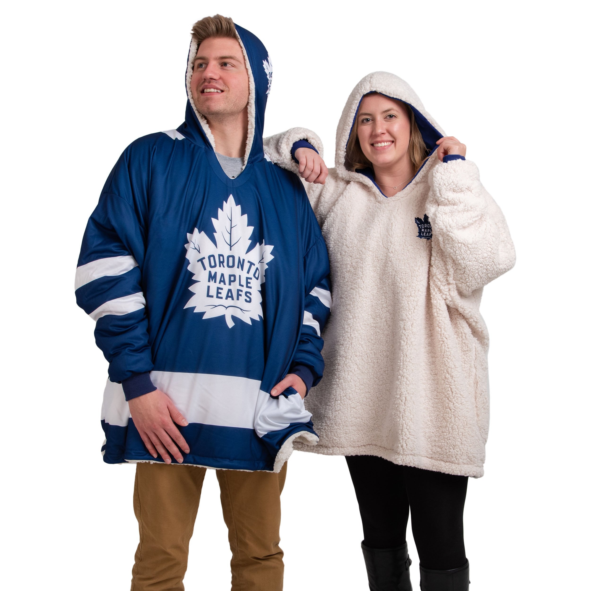 Toronto Maple Leafs Hockey Hoodie - S / Blue / Polyester