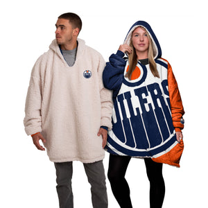 Edmonton Oilers NHL Reversible Colorblock Hoodeez