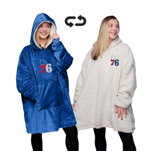 Philadelphia 76ers NBA Reversible Big Logo Hoodeez