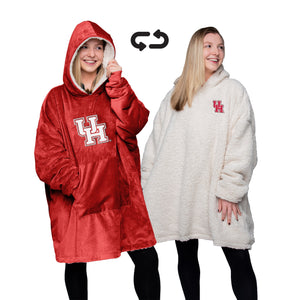 Houston Cougars NCAA Reversible Big Logo Hoodeez