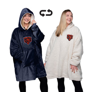 Chicago Bears NFL Reversible Big Logo Hoodeez