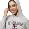 Texas A&M Aggies NCAA Womens Gray Woven Hoodie