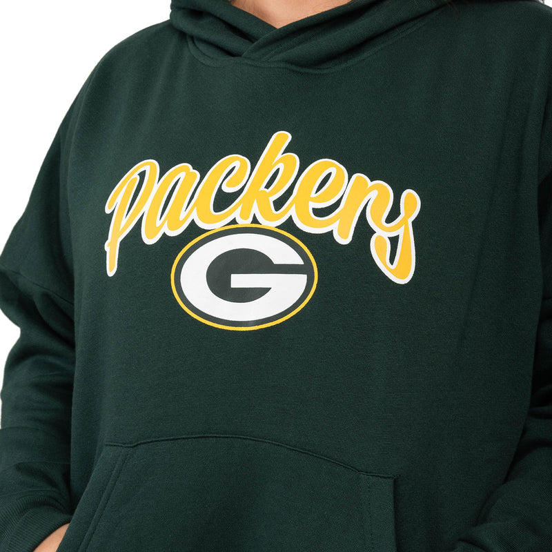 Nfl Oversized Packers Applique Hoodie