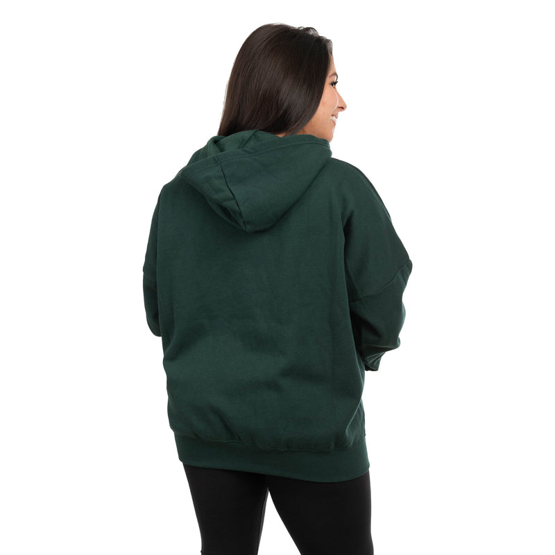 Women's NFL Green Bay Packers Raw Edge Hoodie