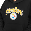 Pittsburgh Steelers NFL Womens Solid Oversized Hoodie