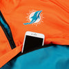 Miami Dolphins NFL Womens Winning Play Windbreaker