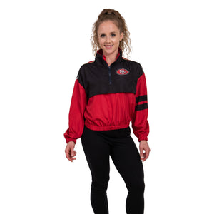 San Francisco 49ers NFL Womens Winning Play Windbreaker