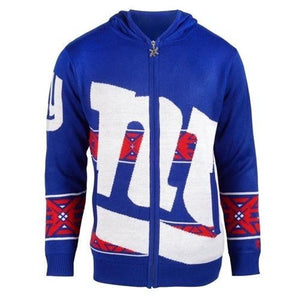 New York Giants Full Zip Hooded Sweater