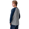 Dallas Cowboys NFL Mens Team Logo Gray Long Sleeve Henley