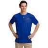 Buffalo Bills NFL Mens Solid Team Logo Short Sleeve Henley