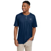 Dallas Cowboys NFL Mens Solid Team Logo Short Sleeve Henley