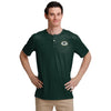 Green Bay Packers NFL Mens Solid Team Logo Short Sleeve Henley