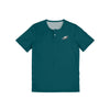 Philadelphia Eagles NFL Mens Solid Team Logo Short Sleeve Henley