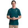 Philadelphia Eagles NFL Mens Solid Team Logo Short Sleeve Henley