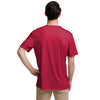San Francisco 49ers NFL Mens Solid Team Logo Short Sleeve Henley