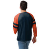 Chicago Bears NFL Mens Team Stripe Wordmark Long Sleeve Henley