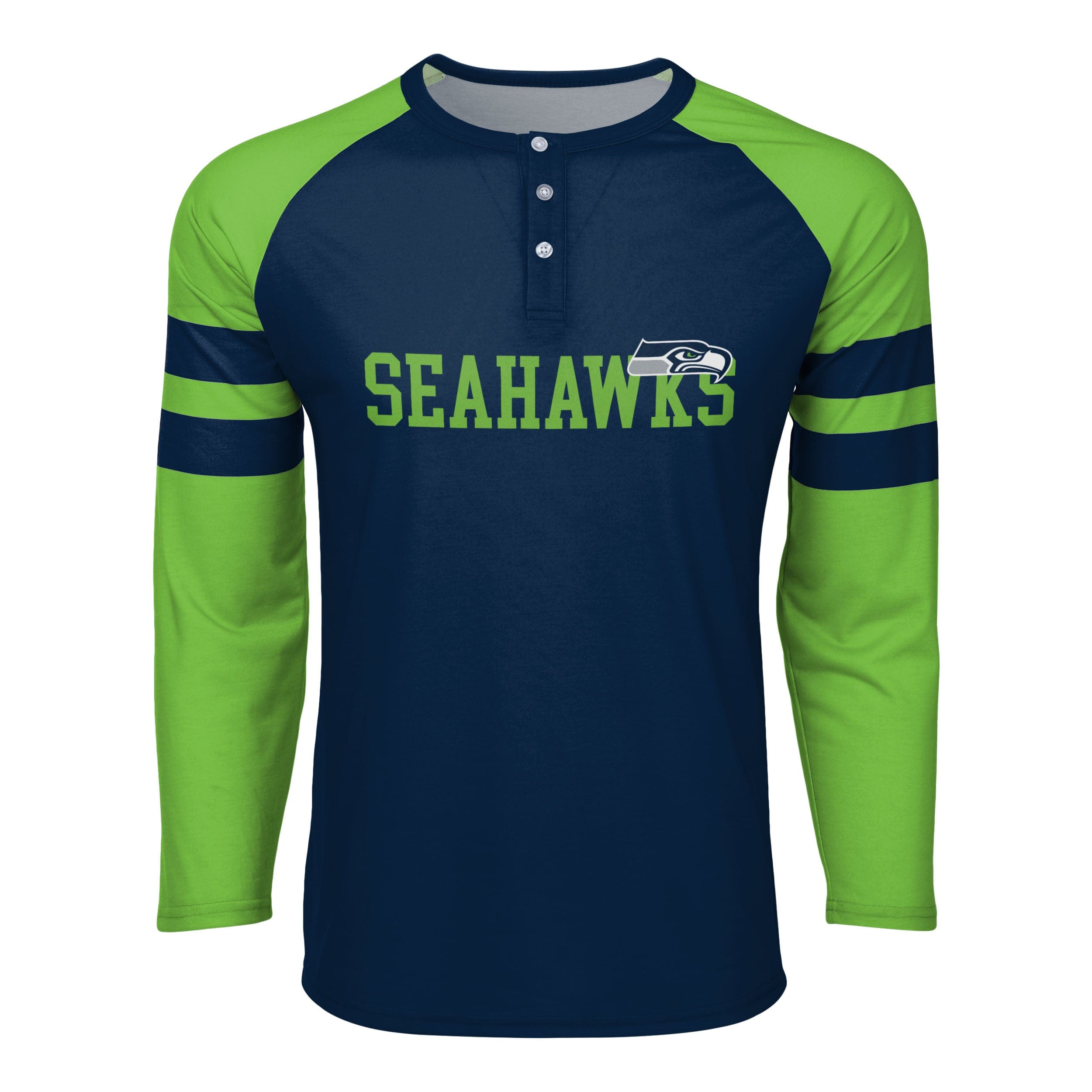 NFL Seattle Seahawks Thermal Henley Long Sleeve