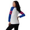 Buffalo Bills NFL Womens Big Logo Long Sleeve Henley