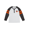 Cincinnati Bengals NFL Womens Big Logo Long Sleeve Henley