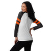 Cincinnati Bengals NFL Womens Big Logo Long Sleeve Henley