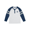 Dallas Cowboys NFL Womens Big Logo Long Sleeve Henley