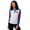 New York Giants NFL Womens Big Logo Long Sleeve Henley