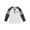 New Orleans Saints NFL Womens Big Logo Long Sleeve Henley