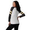 New Orleans Saints NFL Womens Big Logo Long Sleeve Henley