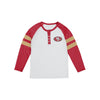 San Francisco 49ers NFL Womens Big Logo Long Sleeve Henley