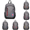 MLB Heather Grey Bold Color Backpack - Pick Your Team!