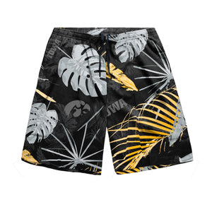 Iowa Hawkeyes NCAA Mens Neon Palm Shorts