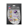 Minnesota Vikings NFL 6 Pack Team Clog Charms