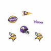 Minnesota Vikings NFL 6 Pack Team Clog Charms