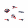 New England Patriots NFL 6 Pack Team Clog Charms