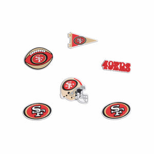 San Francisco 49ers NFL 6 Pack Team Clog Charms