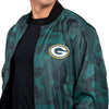 Green Bay Packers NFL Mens Camo Bomber Jacket