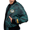 Green Bay Packers NFL Mens Camo Bomber Jacket