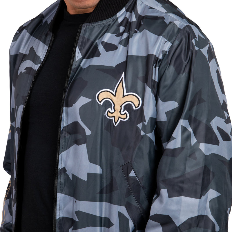 Pittsburgh Steelers Camo Bomber Jacket FOCO