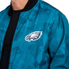 Philadelphia Eagles NFL Mens Camo Bomber Jacket