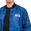 Seattle Seahawks NFL Mens Camo Bomber Jacket