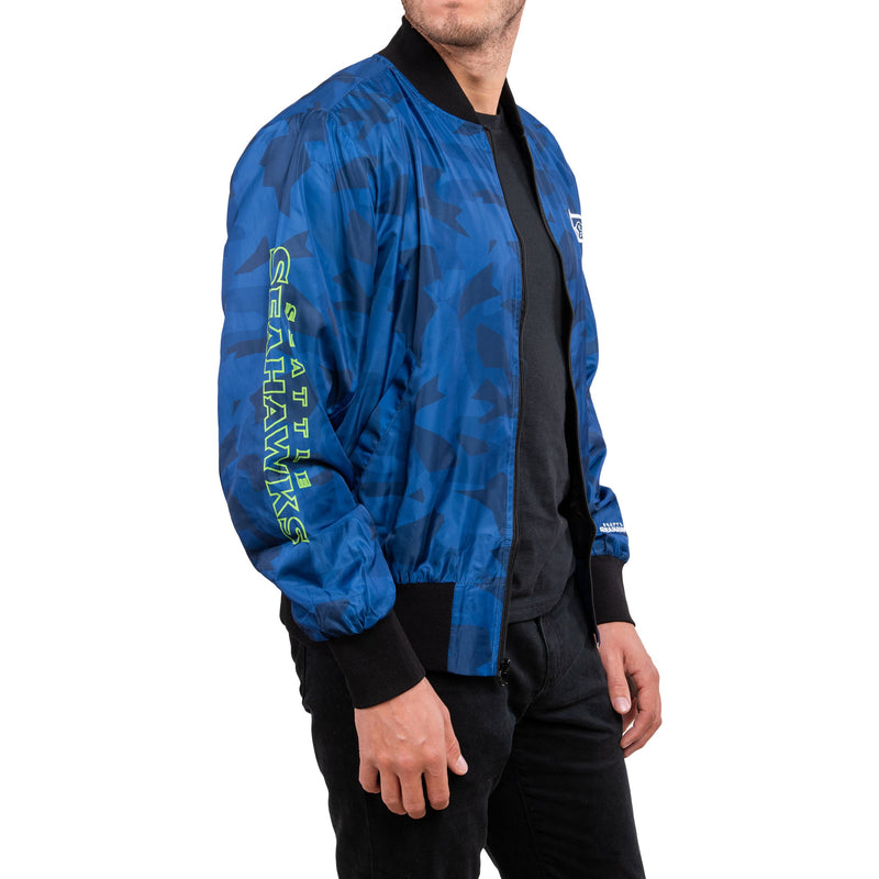 Carolina Panthers Jacket  NFL Black & Blue Bomber Jacket