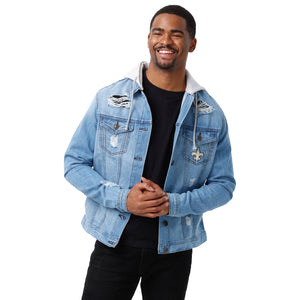 New Orleans Saints NFL Mens Denim Days Jacket