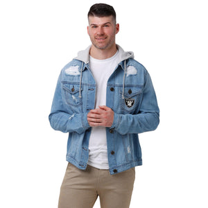 Las Vegas Raiders  NFL Mens Denim Days Jacket