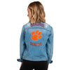 Clemson Tigers NCAA Womens Denim Days Jacket