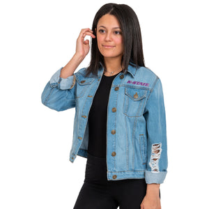 Kansas State Wildcats NCAA Womens Denim Days Jacket
