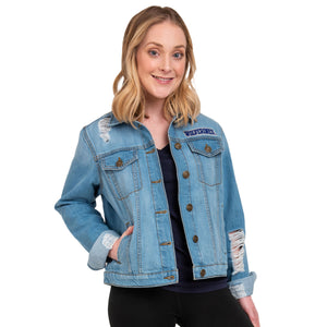 Michigan Wolverines NCAA Womens Denim Days Jacket