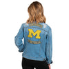 Michigan Wolverines NCAA Womens Denim Days Jacket