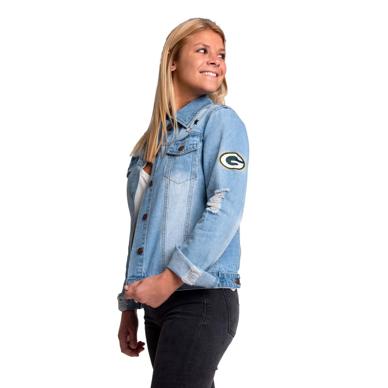 Pittsburgh Steelers Women's Flair Denim Jacket